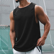 Menโs Sleeveless Gym & Basketball T-Shirt โ Bodybuilding Summer Vest Top.
