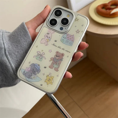 Cute Cartoon Anti-Fall Phone Case for iPhone