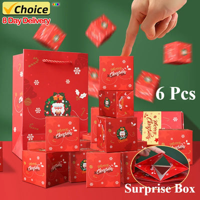 Creative DIY Christmas Surprise Explosion Gift Box