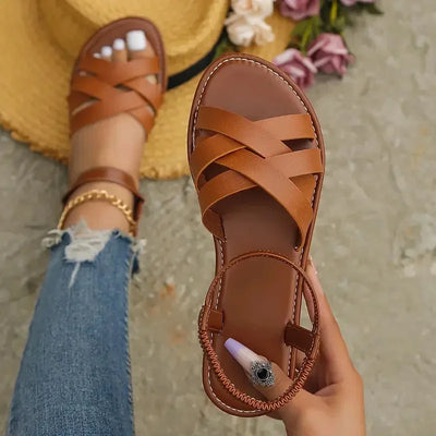  Women Summer Flat Sandals 