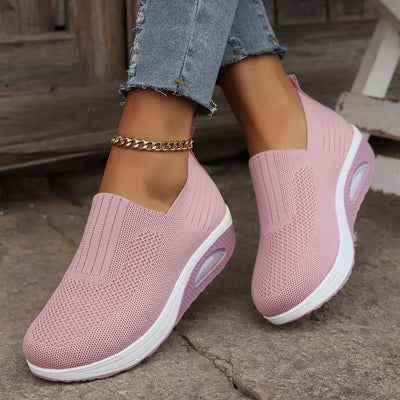 Womens Slip On Platform Sneakers