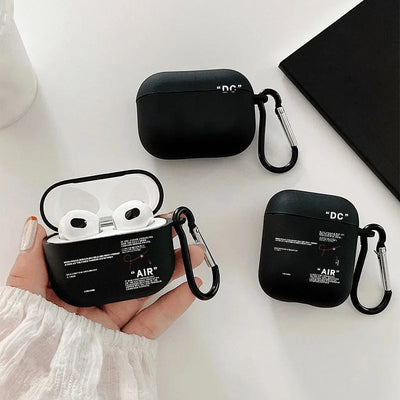Stylish Black AirPods Case for All Models